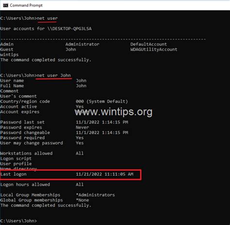 Login details .